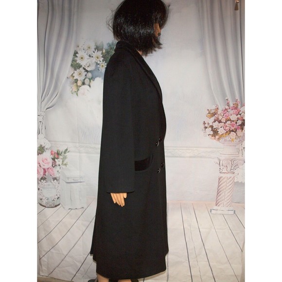 Vintage Karen Petites double breasted 100% wool overcoat L - Picture 7 of 12